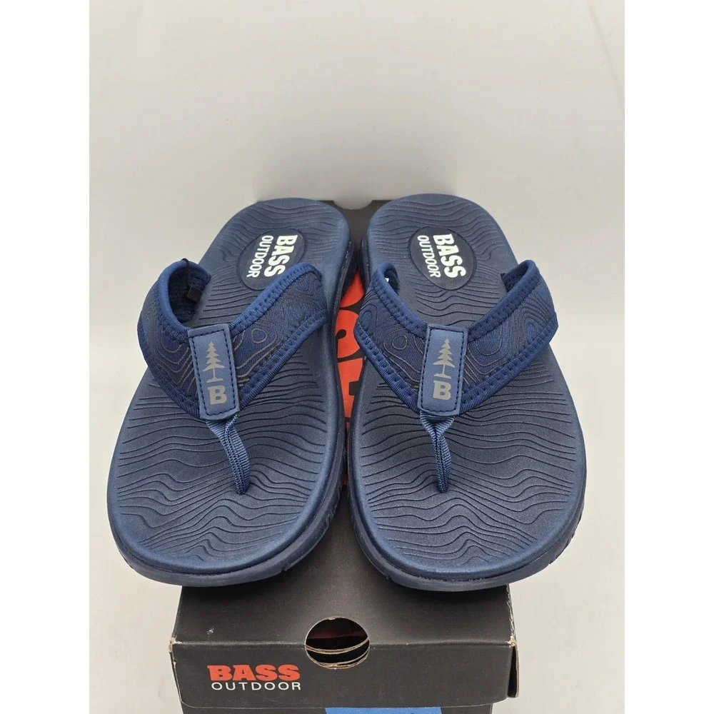 NEW BASS OUTDOOR TOPO THONG Sandal‎ — US SIZE 9 - Ensign Blue - NIB